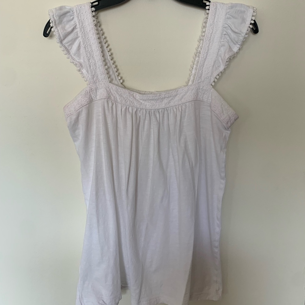 White LOFT tank top